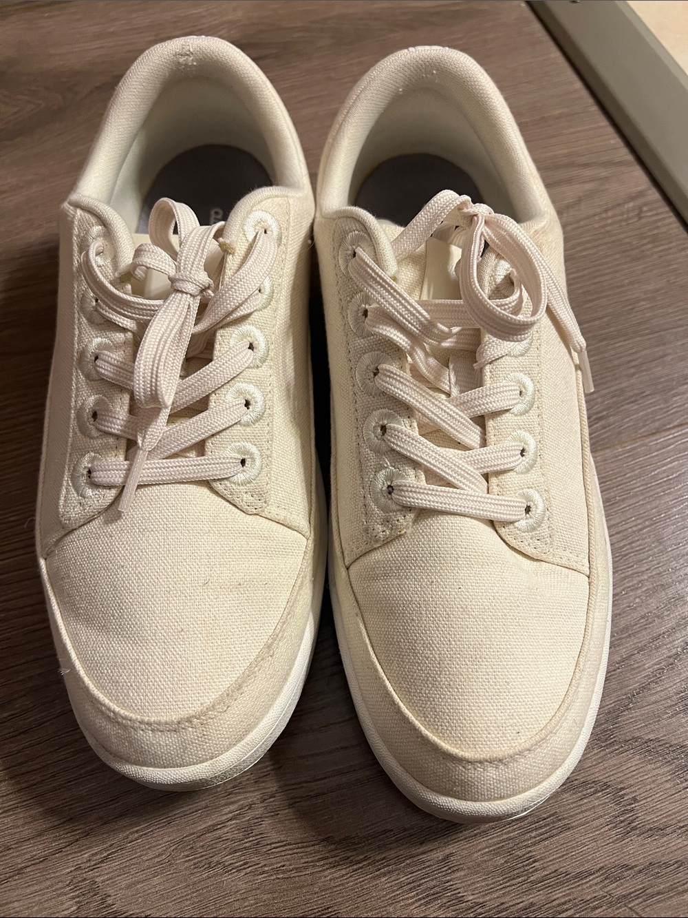 allbirds Women's Low-Top Canvas Sneakers in Cream